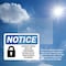 Signmission Lockout Tagout Setup Maintenance Repair, 5 in W x Rectangle, Vinyl Decal OS-2PACK-NS-D-35-L-15907 - alternate 6